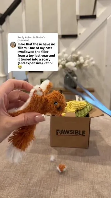 Replying to @Leo & Simba  YES cats can’t digest cotton or fillers  These are 100% filled with catnip I checked just to be sure 😂 No wonder my cats react differently it’s so strong that’s why. #catsoftiktok #cattoys #catnip #dealsforyoudays #summerwins 