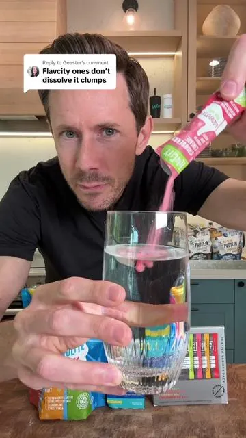 Replying to @Geester  FlavCity uses REAL FRUIT 🍓🍋‍🟩not natural flavors so it takes a little longer to dissolve! Just give it a minute though, stir well, and enjoy! I’d much rather have electrolytes done right with real fruit, tons of hydrating minerals, and unrefined ancient sea salt any day! Grab it on TikTok Shop! There’s massive deals right now that you don’t wanna miss!  #tiktokshopcreatorpicks #electrolytepowder #electrolytes #hydrate #hydrated 