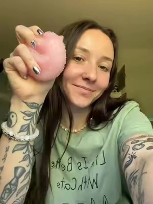 forever wishing I got a different color due to TikTok comments 🤍  exact one I got is called “macaron pink: slush feel, crunchy sound" #squishy #squishies #squishytoy #fidgettoy #tiktokshopmemorialday 