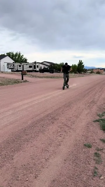 All Terrain Electric Scooter, 1500W Powerful Motor, 52V/20Ah Battery, Up to 34 MPH, 43 Miles Long Range, Dual Shock Absorption & Front and Rear Disc Brakes, 11" Anti-Slip Off-Road Tires, 3-Second Folding Foldable Off-Road E-Scooter. @INSDRGN #escooter #Electricscooter #outdoors #escooters 