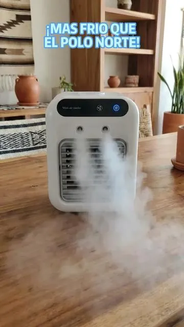 Con este mini aire acondicionado, disfruta de un verano fresco#miniaircooler#portableairconditio ner#summeressentials#NewArrivals#SummerVibes