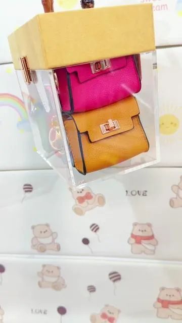 These purse charm pouches are cute and useful!!!cheap now #pursecharms #pouchprusecharm #minicionpurse #keychain 