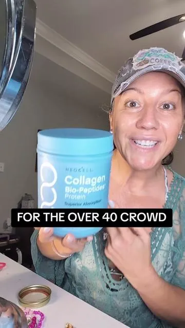 The over 40 collagen is in advanced collagen because we are advanced age ladies and gents!  #neocellsuperbrandday #takeitseriously #dealsforyoudays #tiktokshopmemorialday #tiktokshopsummerturnup @NeoCell Collagen 