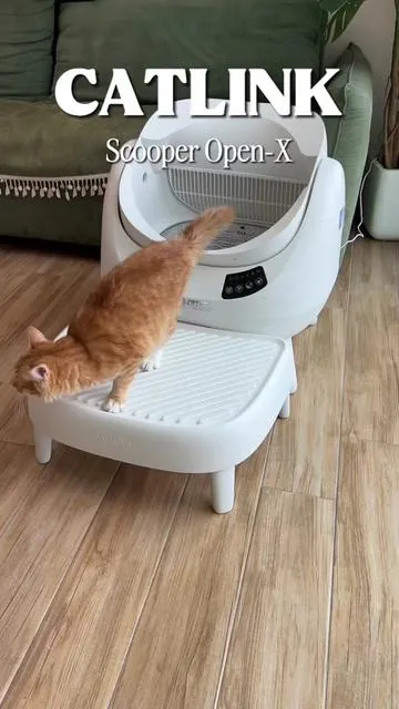 automatic cat litter box #catlitterbox #selfcleaning #cattips #cat #ailitterbox #dealsforyoudays #catlink 