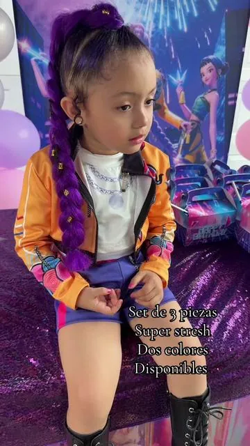 Set de las k-pop super stresh dos colores disponibles #tiktokshopcreatorpicks #paratiiiiiiiiiiiiiiiiiiiiiiiiiiiiiii #kpoopset #demonhunterskpop #birthdayoutfit 