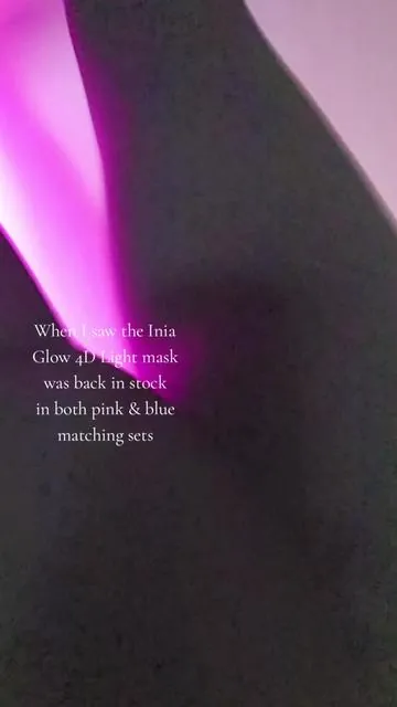 BACK IN STOCK Inia Glow 4D light mask bundle in both Pink and Blue!! Hurry these wont last long  #iniaglow #redlighttherapy #beautyhacks  #lighttherapyfacialmask   #ledlighttherapy  @INIA BeautyCraft 
