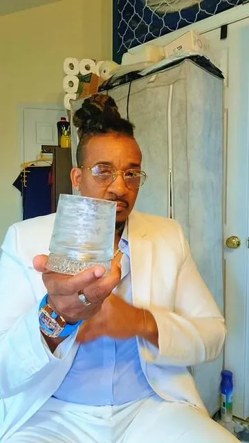 drinking glass for the cool MF's  elevate! #drinkingglass #liquorglass #wineglass #tequilaglass #spinningglass 
