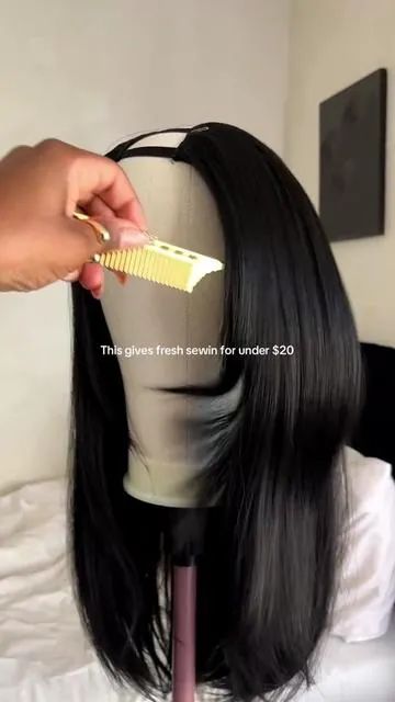 Don’t miss the sale. I’m about to get another one! For a synthetic wig the quality is sooo good!!  #upartwig #syntheticwig #vpartwig #straighthairwig #workhairstyles g