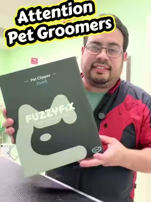 Unboxing the New Fuzzyfix Xvolt Cordless Pet Hair Clipper @fuzzyfix_official #pethairclipper #doggrooming #petgroomersoftiktok #petgrooming #unboxing 
