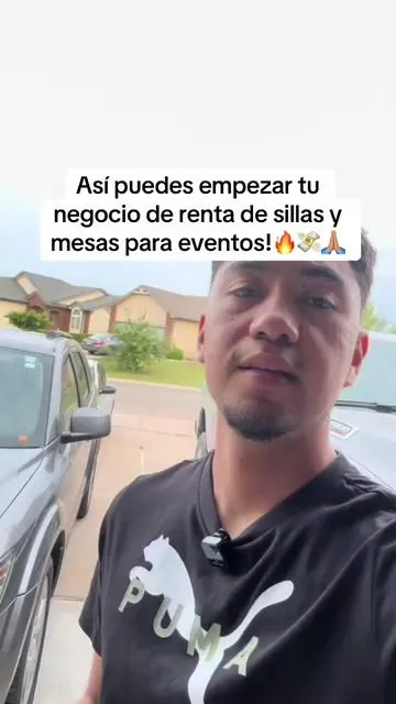 Así puedes empezar tu negocio de renta de sillas y mesas para eventos!🙏🏽🔥💸 #dineroextra #partyrentalbusiness #smallbusiness #fyp #negocios 