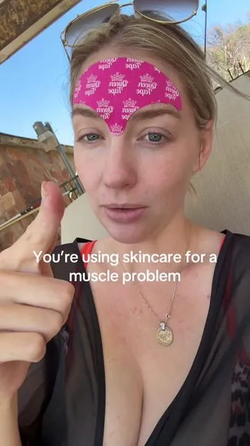 Forehead wrinkle tape for smoother-looking forehead lines overnight. Affiliate link — I may earn a commission. These forehead wrinkle patches are infused with peptides and hyaluronic acid to support smoother-looking skin, forehead hydration, and overnight wrinkle care without complicated routines. Not medical advice. Results may vary. #foreheadwrinkles #wrinkletape #facetaping #overnightskincare #millennialmom 