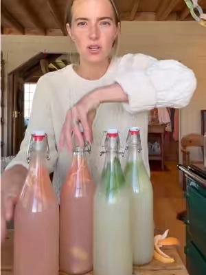 Water kefir with our new farmer hydrate 🍋‍🟩🫚! @Ballerina Farm Store 