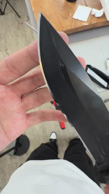 🤔 Would You Trust Freehand On A Good Knife?#knife #knifeskills #knifesharpening #howitsmade #fathersday 