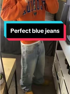 Tuff light blue affordable baggy jeans #baggyjeans #jeans #streetwear #StreetFashion #mensoutfitideas 