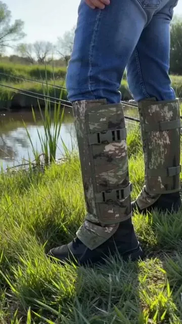 Bushwhack without the scratches. Your shins stay safe. 🌿🛡🏕#hikinggear #trailprotection #outdoorlife #summerhike #gaiters 
