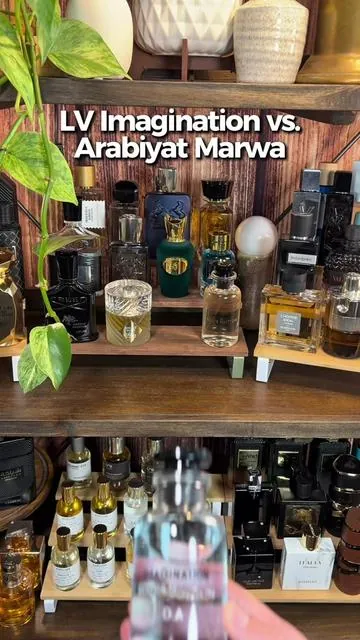 Arabiyat Prestige Marwa vs. LV Imagination - How close are they? 🤔 #fragrancetok #fragrancetiktok #fragrances #mensfragrance #lvimagination 