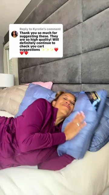 Replying to @Kyrstin glad you love these pillows!!#tiktokshop ##creator #pillow #sleep 