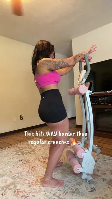 This dual track ab machine gives you a FULL body burn while helping target your core, waist, arms, legs, and glutes 👀🔥 Perfect for home workouts, beginner-friendly, and easy to stay consistent with 🙌 I love that it folds for storage, tracks workouts with the LCD monitor, and gives smooth movement without putting stress on my back 💪✨ And FREE 3-day shipping?? yeahhh immediate add to cart 😭🔥#abmachine #coreworkouts #newdropsforyou #SummerVibes #dualabmachine 