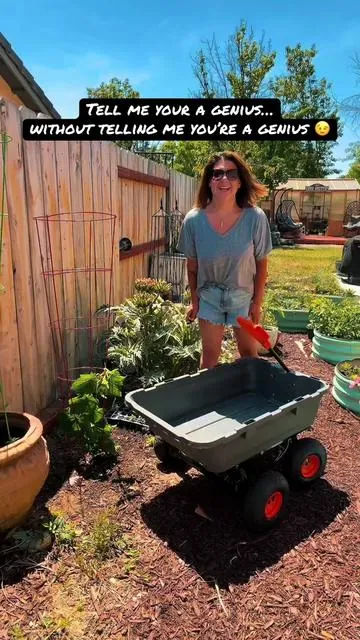 This garden dump cart has quickly become one of my most-used garden tools. Perfect for hauling soil, mulch, plants, tools, firewood, and more, it helps cut down on trips and saves time around the yard. The durable poly bed, sturdy steel frame, and easy dump feature make outdoor projects faster and easier. Available in multiple weight capacities to fit your gardening and landscaping needs. #creatorsearchinsights #SummerVibes #tiktokshopmemorialday #dealsforyoudays #yardwork  garden dump cart, poly garden cart, utility cart, garden wagon, yard cart, landscape cart, mulch cart, soil cart, heavy duty garden cart, dump wagon, outdoor garden tools, lawn and garden equipment, gardening essentials, yard work tools, garden haul cart, TikTok made me buy it, backyard gardening, landscaping tools, home and garden, work smarter not harder, gardening hacks, yard maintenance, garden organization, outdoor projects, utility wagon, dump cart for gardening, heavy duty wagon, garden must haves, spring gardening, summer gardening, gardening products, yard tools, lawn care equipment, outdoor living, garden supplies, easy yard work, garden cart with dump feature.