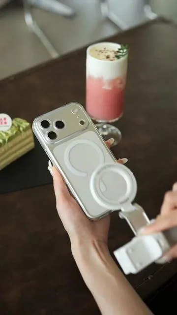 Finally, someone invented a phone stand actually made for girls. One gadget replaces a tripod, phone stand, and selfie stick all in one. #SelfieGadget #BluetoothRemoteControl #Tripod #StandRecommendation #selfiestick