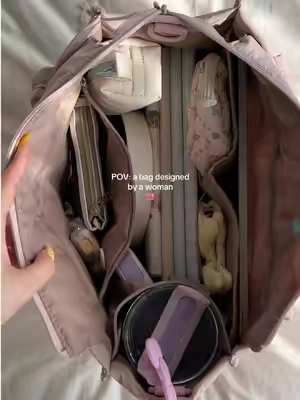 POV: a bag designed by a woman✨this size is 14L~#bagsmart #totebag #collegebag #summerwins #tiktokshopdealsforyoudays 
