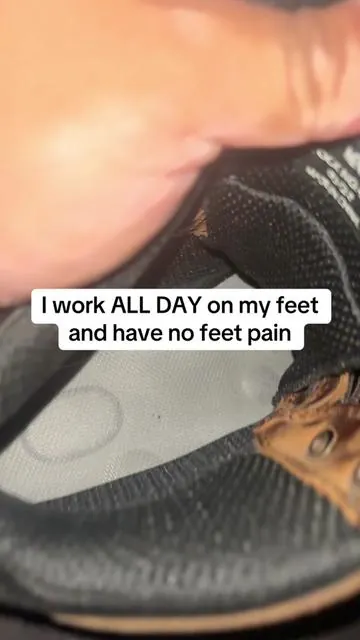 I work ALL DAY on my feet and have no feet pain