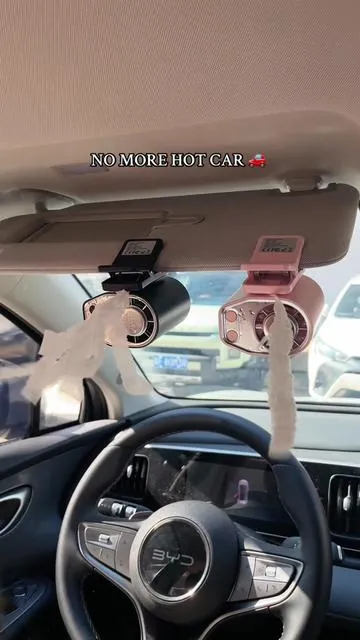 now my car feels so much better #carhack #coolingfan #summeressentials #tiktokshopmothersday #Summervibes 