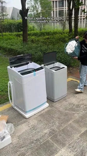 The most intuitive comparison method! I hope you can choose the washing capacity that suits your needs!#tiktokshopmakemebuyit #rovsun #washingmachine #laundry #fyp 