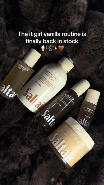 #saltair #saltairbody #vanilla #tiktokshopdealsforyou #DealsForYouDay Saltair salt water vanilla body care routine vanilla girl gifts for her 