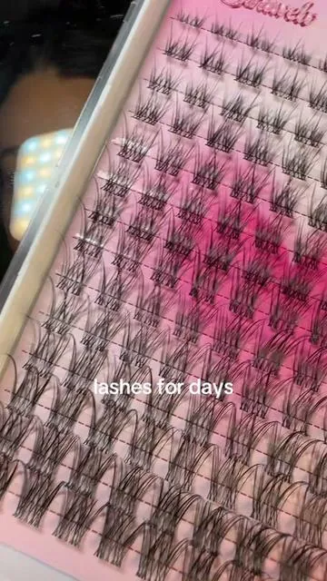 These lashes give that fuller wispy look without looking super obvious or heavy on the eyes. The invisible band blends in really well, so they look natural. #lashes #eyelashes #makeupfinds #beautytok #tiktokshop @Queens Density Lash Co. 