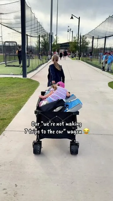 #wagon #baseballmom #outdoorwagon #familywagon #tiktokshopdeals 