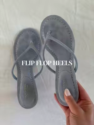the PERFECT summer kitten heels 🥹 runs true to size and comes in multiple colors! #flipflopheels #kittenheels #summershoes #projectcloud #ttsverticalpro @Project Cloud Shoes 