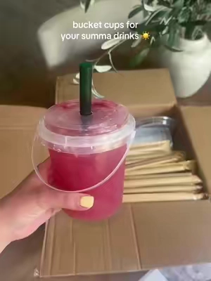 This drink buckets are so cute for summer #drinks #summerdrinks #bucketdrinks #tiktokshopmemorialday #dealsforyoudays 