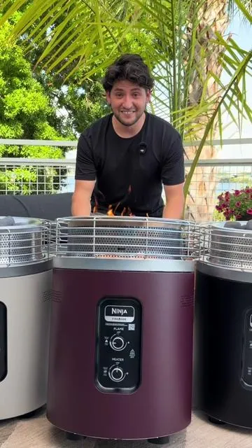 Ninja just dropped these fire pits on a huge sale for the summer! No embers, no smoke, no ashes. Portable and can last up to 26 hours! Check the link for current pricing #ninjafirepit #FathersDay #dealsforyoudays #tiktokshopcreatorpicks #firepit 