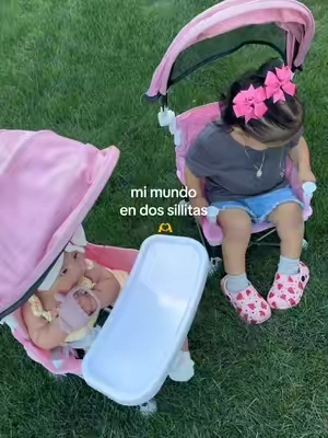 La vista más bonita 🫶 #hermanas #sisterlove #babychair #girlmom 