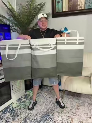 Cestas para ropa, prácticas y ligeras para organizar. #laundrybasket #homeorganization #TikTokShopBlackFriday #TikTokShopCyberMonday #tiktokshopcreatorpicks  