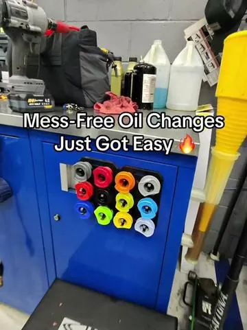 Stop spilling oil everywhere! This 18-piece Horusdy Engine Oil Funnel Set makes oil changes clean and effortless. Includes 12 different adapters that fit GM, Ford, BMW, Audi, Land Rover & more + elbow, magnetic tray, and arrow screen. Perfect for professional mechanics and DIYers alike. No more mess on your engine or floor! #OilChange #OilFunnel #CarMaintenance #DIYMechanic #GarageTools 
