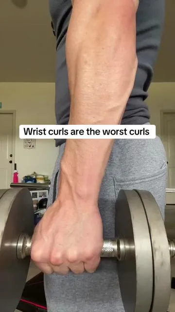 Grow them stick arms into real forearms  #wristcurls #forearmexercise #forearmsworkout #forearmstrength #handgripper 
