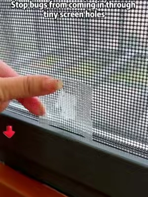 $ Hole in your screen? 🦟 One tiny tear is all it takes for bugs to get inside#ScreenRepair #WindowScreenRepair #ScreenPatch #HomeRepair #DIYFix