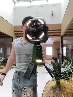 RESSONIC camping fan. #MistingFan #OutdoorFan #CampingFan #SportsMom #summervibes 