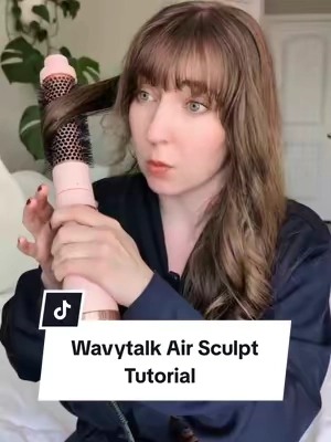 do you struggle with hot air brushes? my fav steps to get the perfect blowout with @wavytalkofficial's Air Sculpt 💕 ad #wavytalk #blowdryer #blowout #hairtutorial #hair 