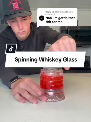 Replying to @dakotamahoney smart smart #spinningwhiskeyglass #whiskeyglass #fathersdaygiftideas #fathersdaygift #giftfordad 