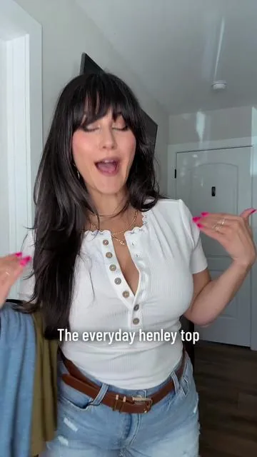 This henley top became one of those easy basics I kept reaching for, so now I have it in four colors. It is soft, lightweight, breathable, full length, and has a light stretch that makes it comfortable without feeling too clingy. The functional buttons make it easy to adjust the neckline, and it is perfect to wear now or layer later. linked in my post 🛍️ @btfbm_us  #tiktokshopmemorialday #tiktokshopcreatorpicks #SummerVibes #shippedbytiktok #dealsforyoudays 