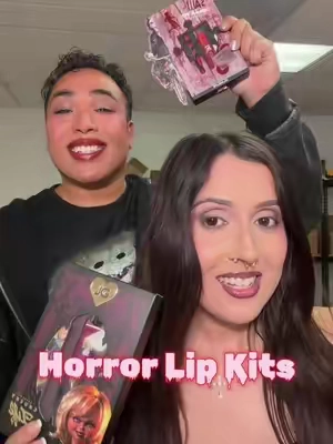 Team Tiff or Team Billy? 😮‍💨 @Anna Lydia #horror #horrormakeup #lipcombo 