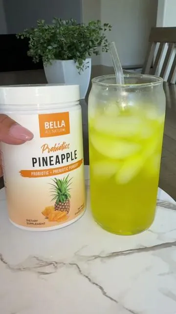Piña, que nos controla las ganas de comer a cada ratito#bellaallnatural💜 #probiotics #bellaallnatural #tiktokshop #foryoupage @Bella All Natural 