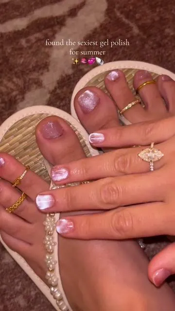 The prettiest color ever 🫦✨🤩#gelpolish #cateyepolish #gaoygelpolish 