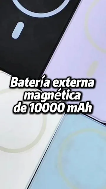 ¡Mantén tus dispositivos cargados con esta batería externa eficiente y elegante! #PowerBank #tiktokshopstockup #regalodiadelamadre #LookRenovado #regalodiadelamadre