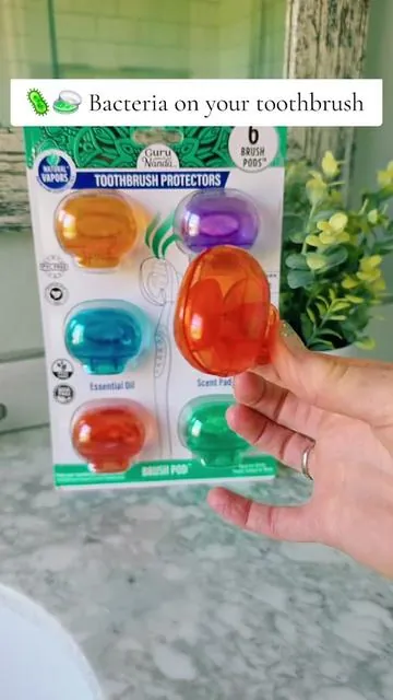 Gurunanda toothbrush protector pods #toothbrushcover #toothbrushpods #toothbrushprotector #toothbrushholder #oralcare @GuruNanda LLC @Pearl | 50+ TTS @Puneet Nanda bridge the gap 