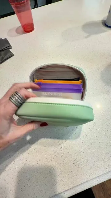 Weekly pill organizer that finally keeps a two-round supplement routine organized, over 1100 sold and I know why. #pillorganizer #supplementroutine #wellnessover50 #healthfinds #TikTokShopfinds