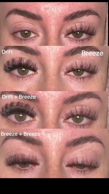 Comparing maxcomfi’s new upgraded line of spider lashes !!! This time it’s Drift vs. Breeze. Which lashes should i compare next?  #lashtutorial #lashextensions #maxcomfi #virallashes #vampirelashes @Maxcomfi 